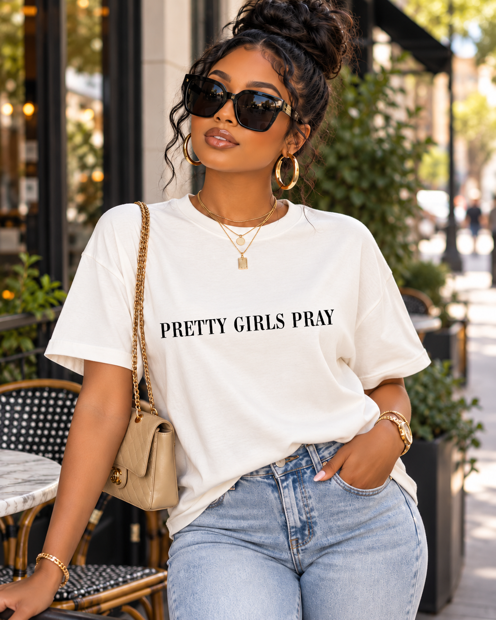 Pretty Girls Pray Tee