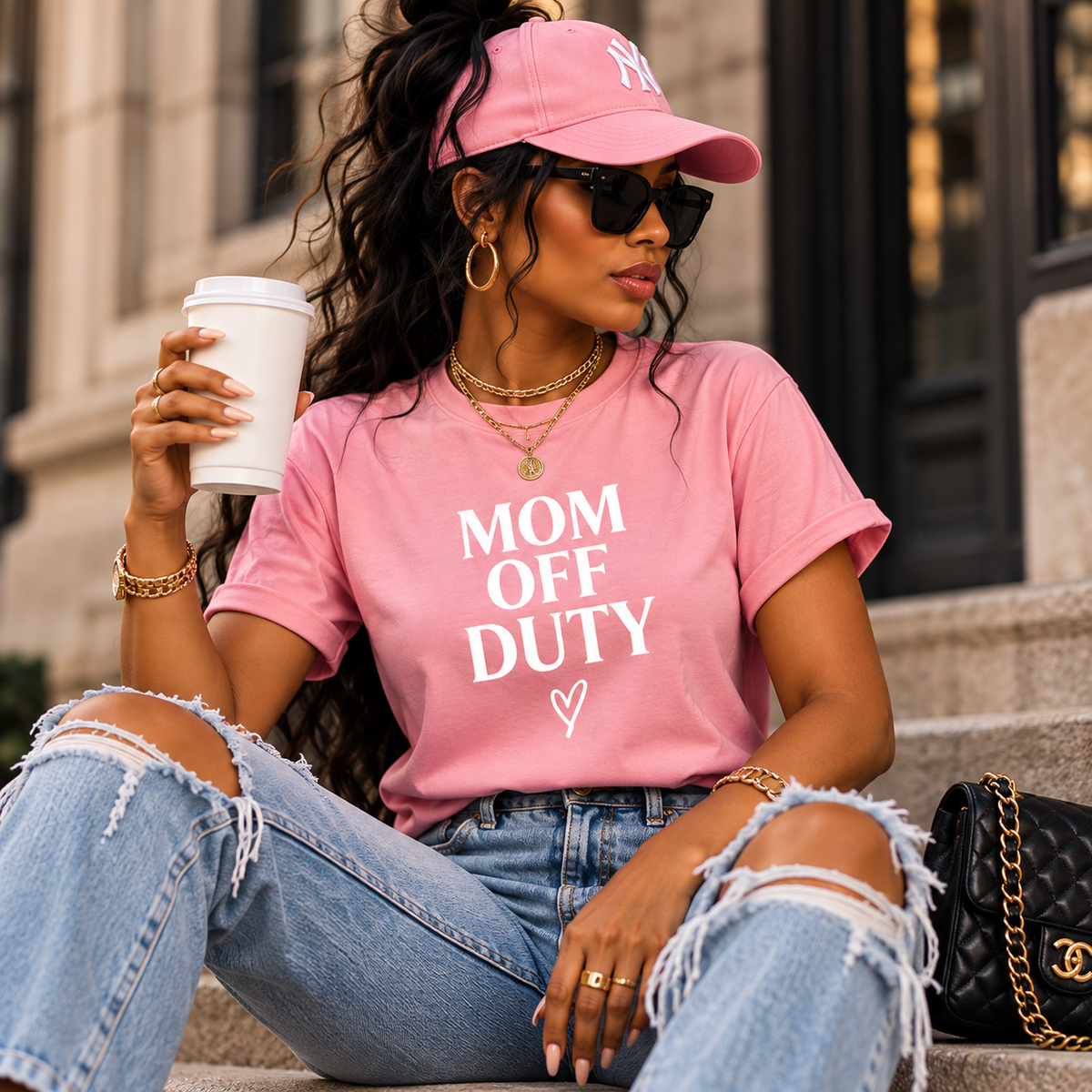 Mom off Duty Tee